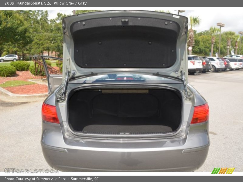 Willow Gray / Gray 2009 Hyundai Sonata GLS