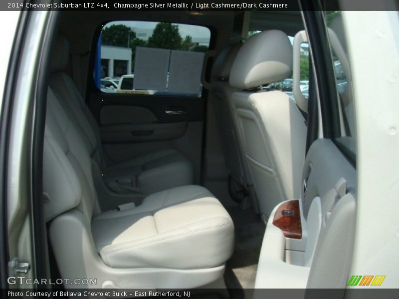 Champagne Silver Metallic / Light Cashmere/Dark Cashmere 2014 Chevrolet Suburban LTZ 4x4