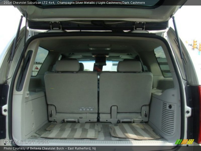 Champagne Silver Metallic / Light Cashmere/Dark Cashmere 2014 Chevrolet Suburban LTZ 4x4