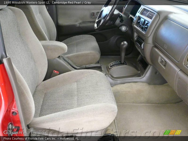 Cambridge Red Pearl / Gray 1998 Mitsubishi Montero Sport LS