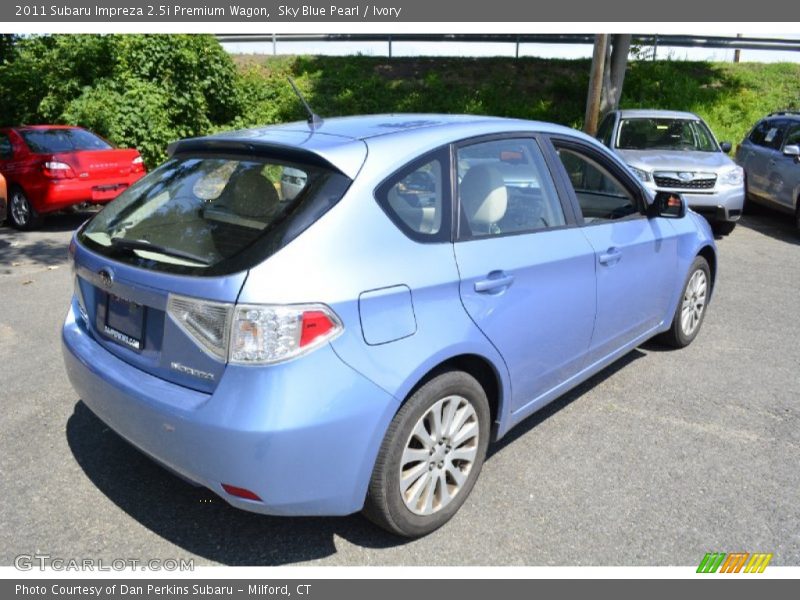 Sky Blue Pearl / Ivory 2011 Subaru Impreza 2.5i Premium Wagon