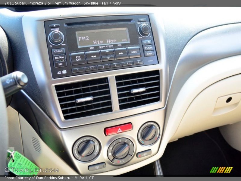 Sky Blue Pearl / Ivory 2011 Subaru Impreza 2.5i Premium Wagon