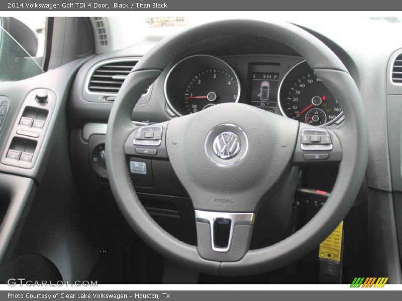 Black / Titan Black 2014 Volkswagen Golf TDI 4 Door