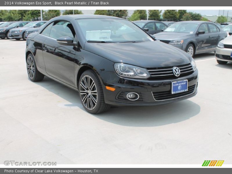 Black Pearl Metallic / Titan Black 2014 Volkswagen Eos Sport