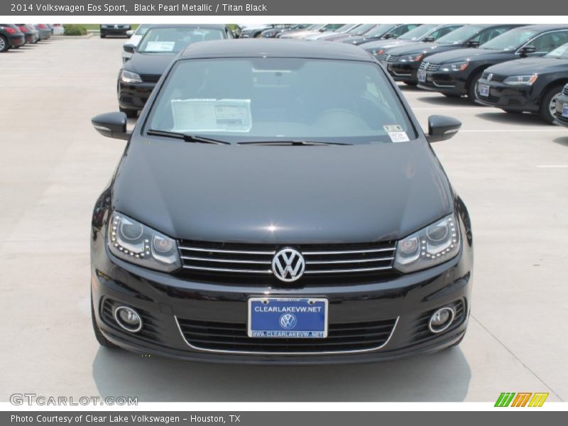 Black Pearl Metallic / Titan Black 2014 Volkswagen Eos Sport