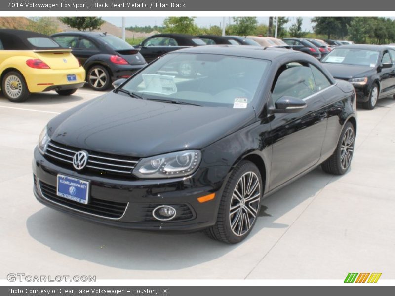 Black Pearl Metallic / Titan Black 2014 Volkswagen Eos Sport