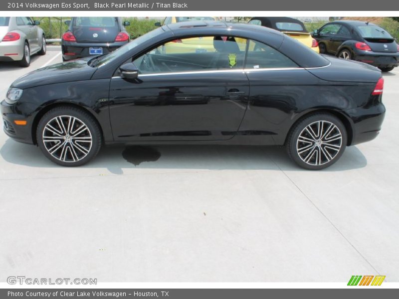 Black Pearl Metallic / Titan Black 2014 Volkswagen Eos Sport