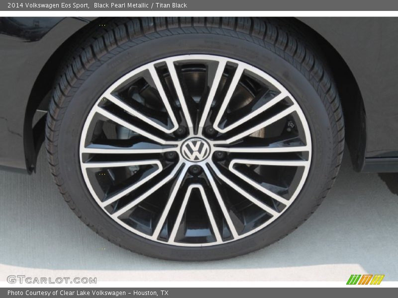 Black Pearl Metallic / Titan Black 2014 Volkswagen Eos Sport