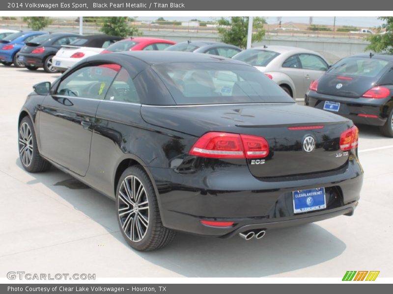 Black Pearl Metallic / Titan Black 2014 Volkswagen Eos Sport