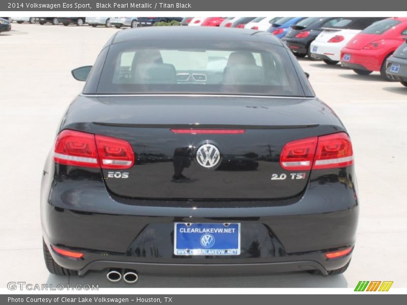 Black Pearl Metallic / Titan Black 2014 Volkswagen Eos Sport