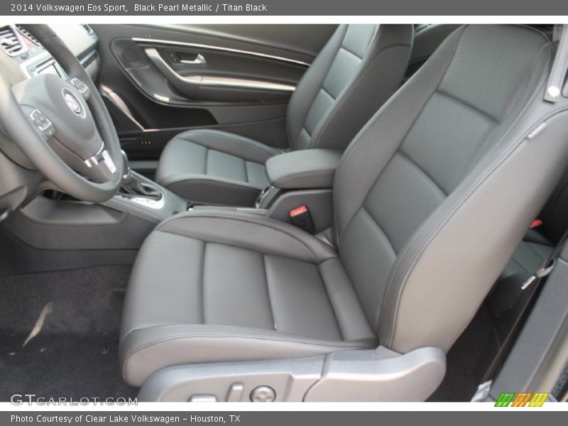 Black Pearl Metallic / Titan Black 2014 Volkswagen Eos Sport