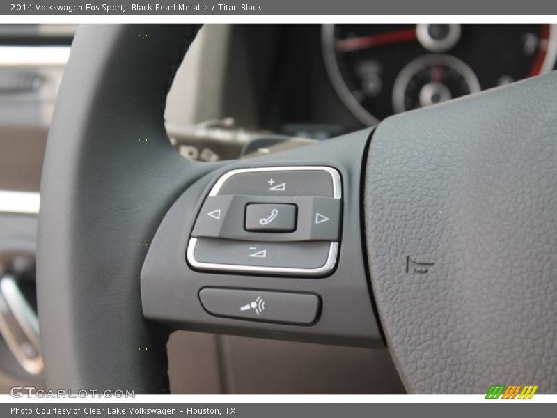 Black Pearl Metallic / Titan Black 2014 Volkswagen Eos Sport