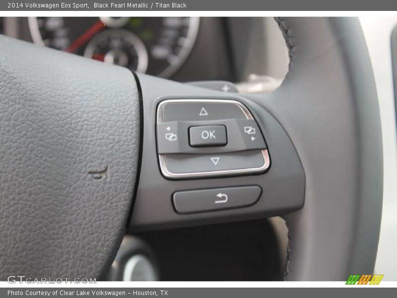 Black Pearl Metallic / Titan Black 2014 Volkswagen Eos Sport