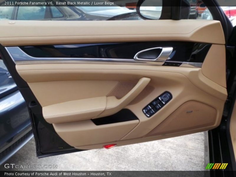 Basalt Black Metallic / Luxor Beige 2011 Porsche Panamera V6