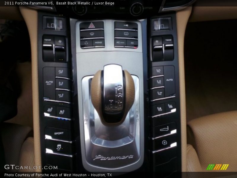Basalt Black Metallic / Luxor Beige 2011 Porsche Panamera V6