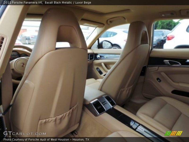 Basalt Black Metallic / Luxor Beige 2011 Porsche Panamera V6