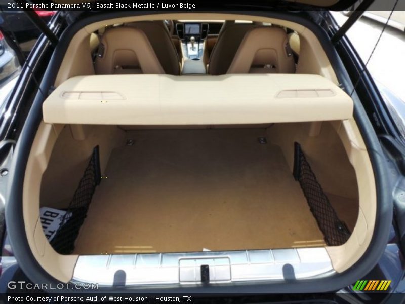 Basalt Black Metallic / Luxor Beige 2011 Porsche Panamera V6