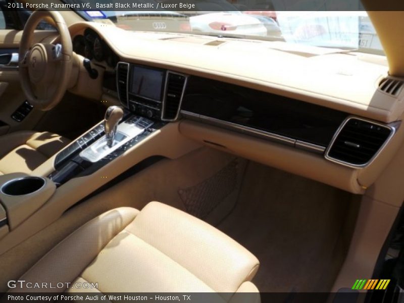 Basalt Black Metallic / Luxor Beige 2011 Porsche Panamera V6