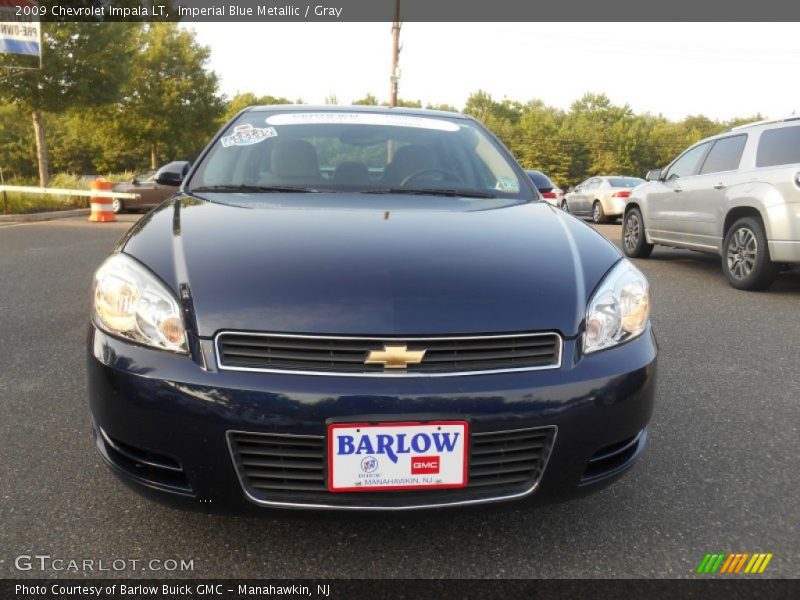 Imperial Blue Metallic / Gray 2009 Chevrolet Impala LT
