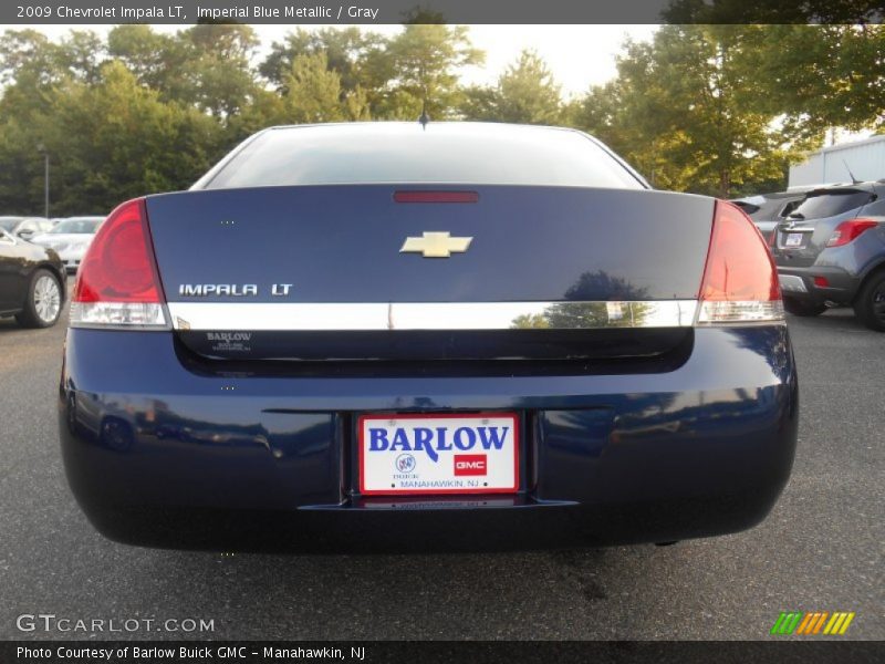 Imperial Blue Metallic / Gray 2009 Chevrolet Impala LT