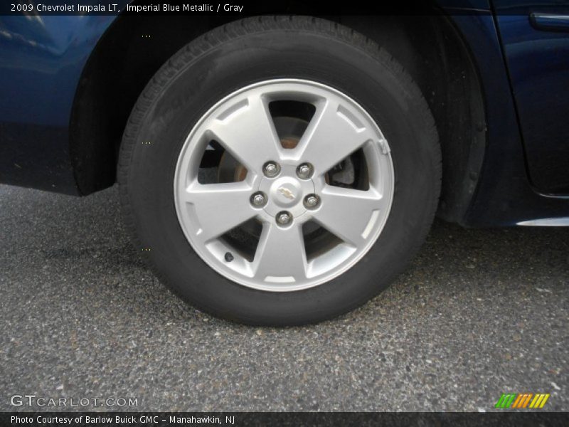 Imperial Blue Metallic / Gray 2009 Chevrolet Impala LT