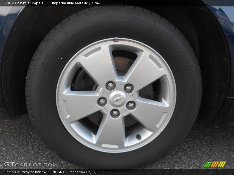 Imperial Blue Metallic / Gray 2009 Chevrolet Impala LT