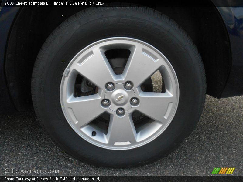 Imperial Blue Metallic / Gray 2009 Chevrolet Impala LT