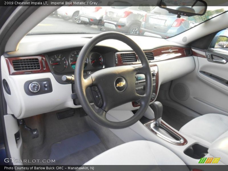 Imperial Blue Metallic / Gray 2009 Chevrolet Impala LT