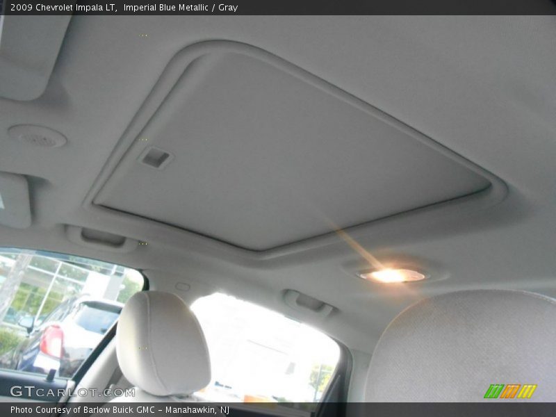 Imperial Blue Metallic / Gray 2009 Chevrolet Impala LT