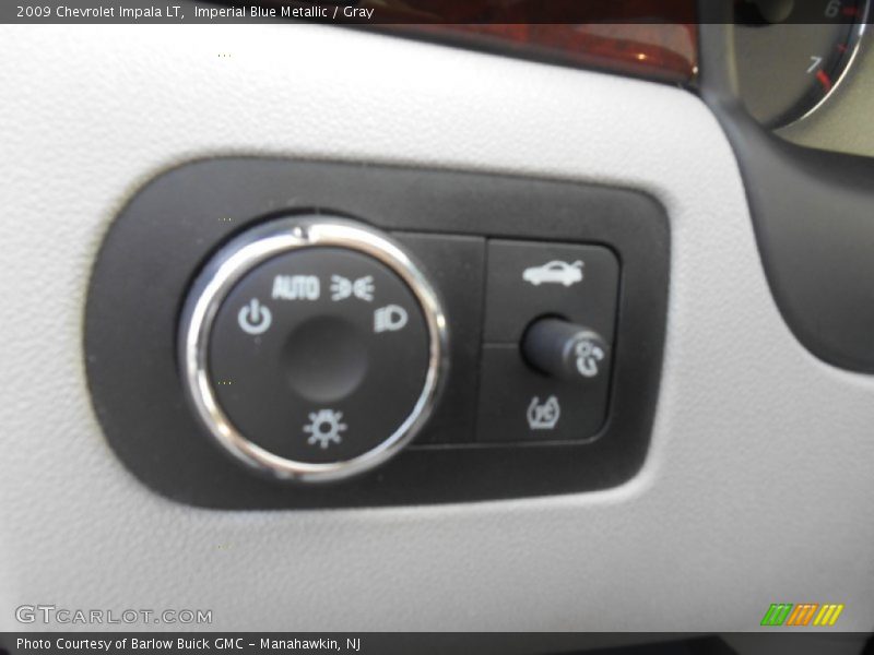 Imperial Blue Metallic / Gray 2009 Chevrolet Impala LT