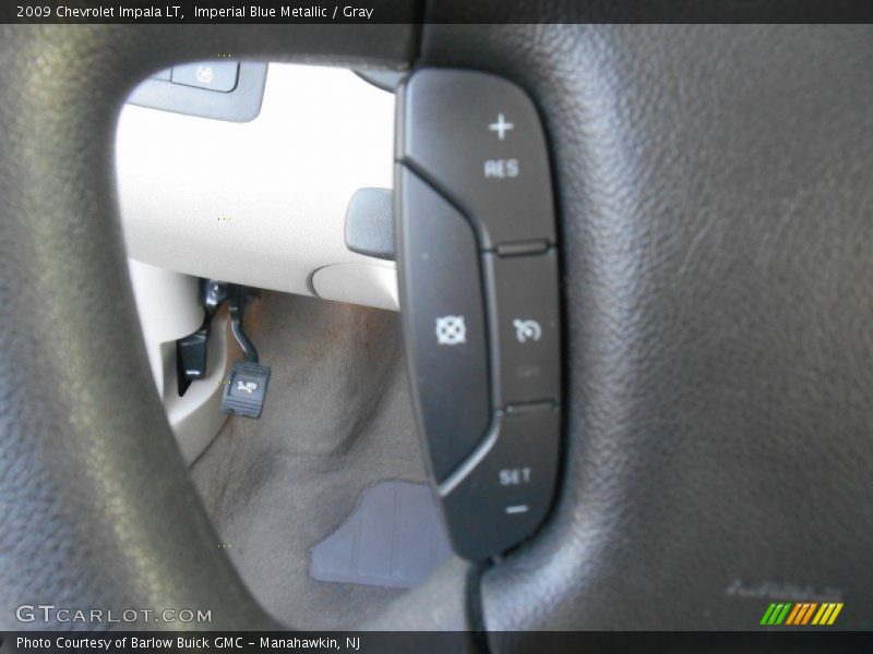 Imperial Blue Metallic / Gray 2009 Chevrolet Impala LT