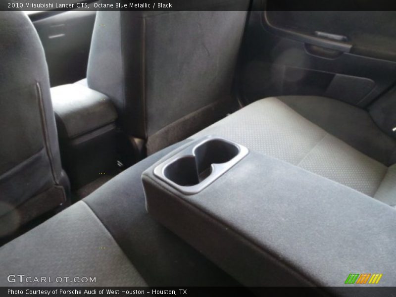 Octane Blue Metallic / Black 2010 Mitsubishi Lancer GTS