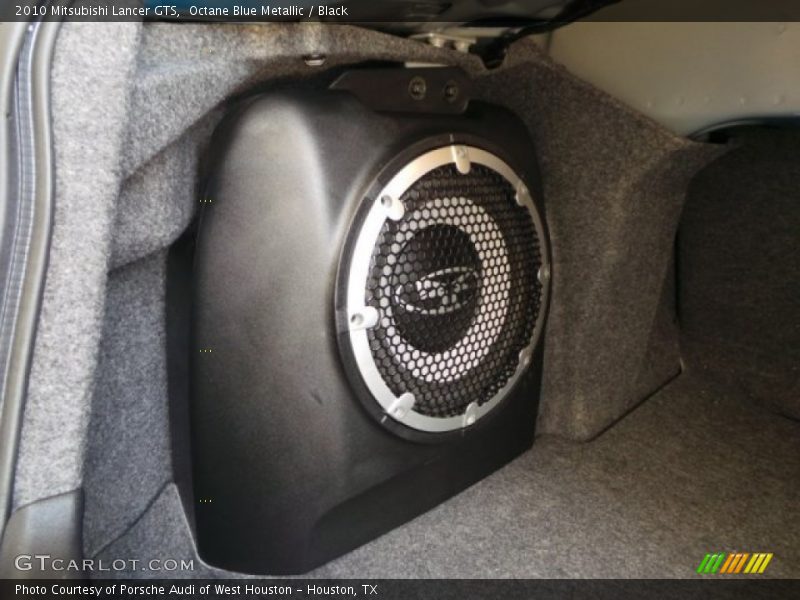 Octane Blue Metallic / Black 2010 Mitsubishi Lancer GTS