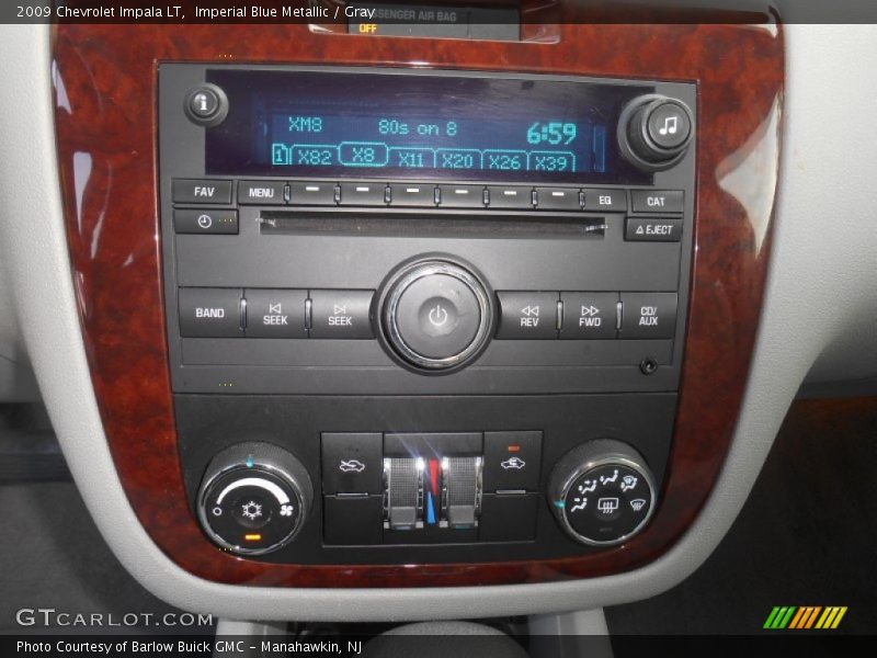 Imperial Blue Metallic / Gray 2009 Chevrolet Impala LT