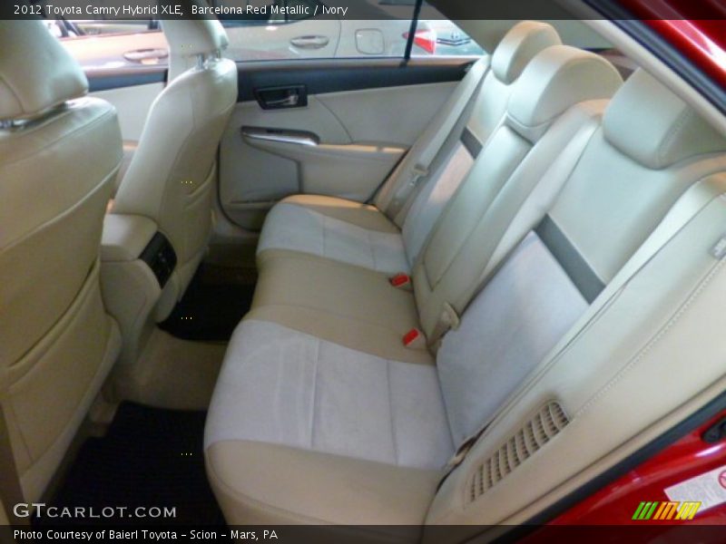 Barcelona Red Metallic / Ivory 2012 Toyota Camry Hybrid XLE
