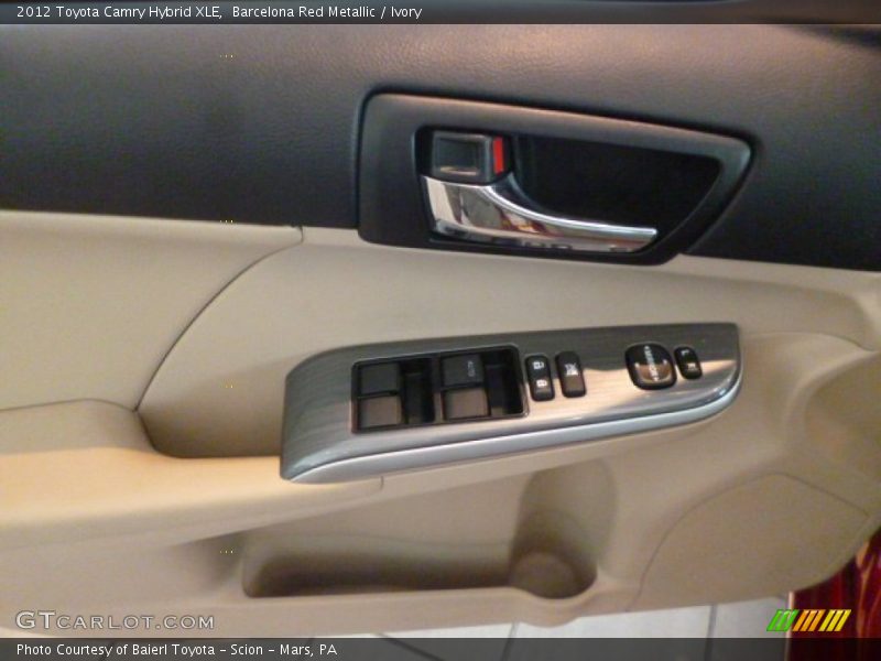 Barcelona Red Metallic / Ivory 2012 Toyota Camry Hybrid XLE