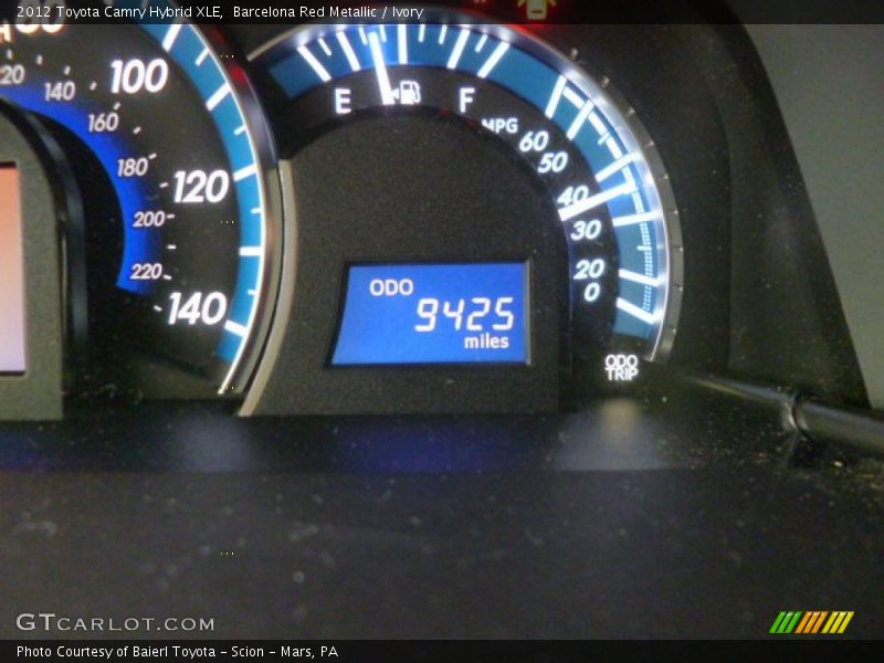 Barcelona Red Metallic / Ivory 2012 Toyota Camry Hybrid XLE
