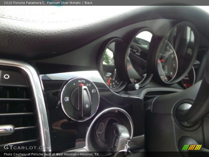 Platinum Silver Metallic / Black 2010 Porsche Panamera S