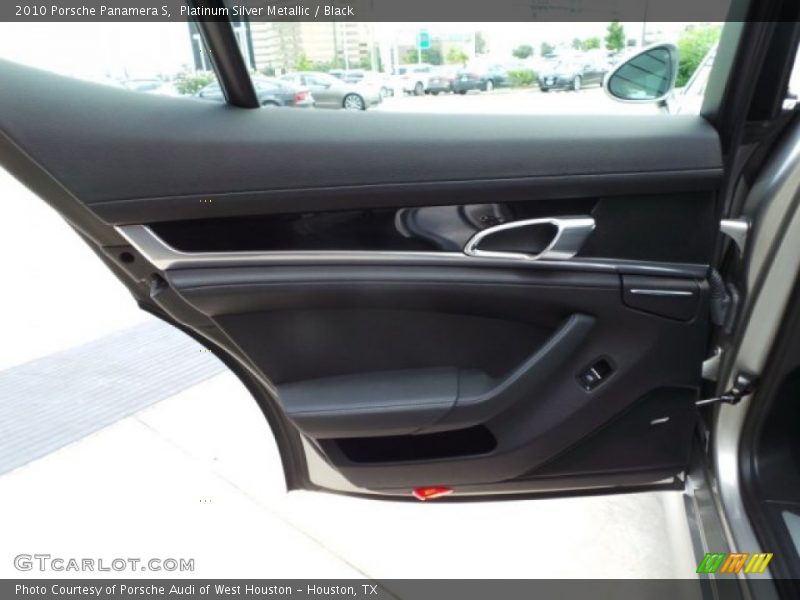Platinum Silver Metallic / Black 2010 Porsche Panamera S