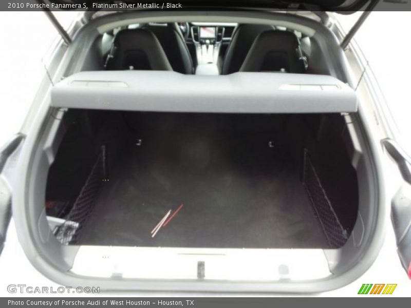 Platinum Silver Metallic / Black 2010 Porsche Panamera S
