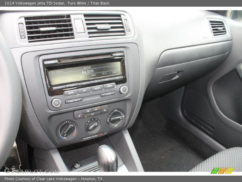 Pure White / Titan Black 2014 Volkswagen Jetta TDI Sedan