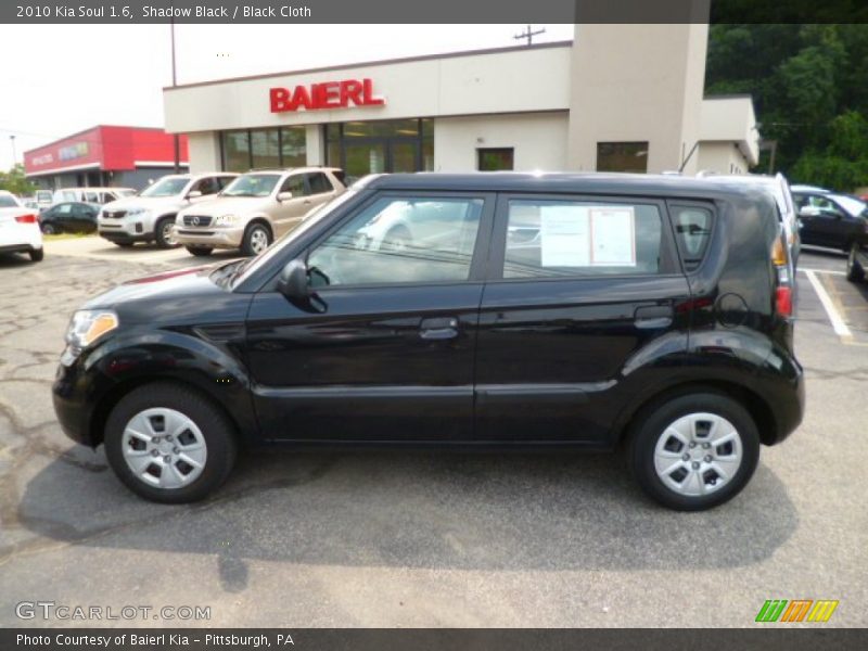 Shadow Black / Black Cloth 2010 Kia Soul 1.6