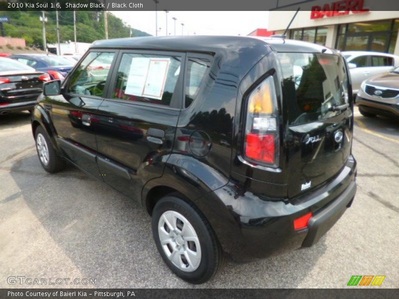 Shadow Black / Black Cloth 2010 Kia Soul 1.6