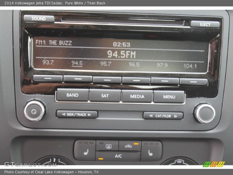 Pure White / Titan Black 2014 Volkswagen Jetta TDI Sedan