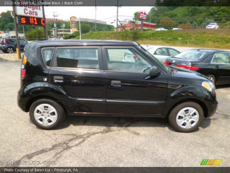 Shadow Black / Black Cloth 2010 Kia Soul 1.6