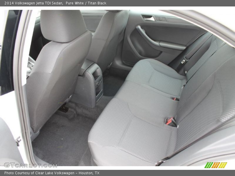 Pure White / Titan Black 2014 Volkswagen Jetta TDI Sedan