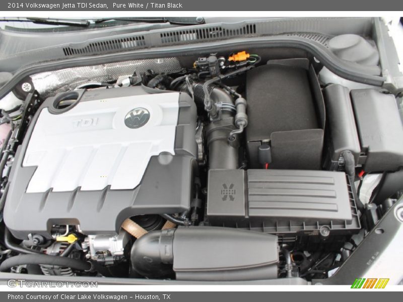Pure White / Titan Black 2014 Volkswagen Jetta TDI Sedan