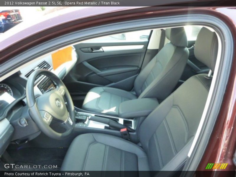 Opera Red Metallic / Titan Black 2012 Volkswagen Passat 2.5L SE
