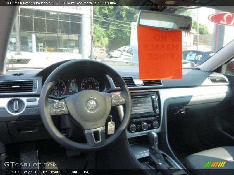 Opera Red Metallic / Titan Black 2012 Volkswagen Passat 2.5L SE