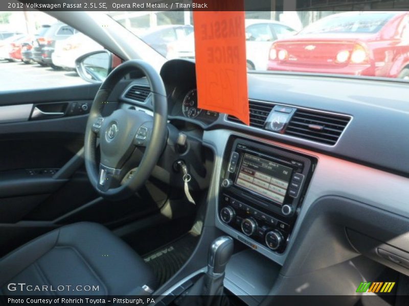 Opera Red Metallic / Titan Black 2012 Volkswagen Passat 2.5L SE